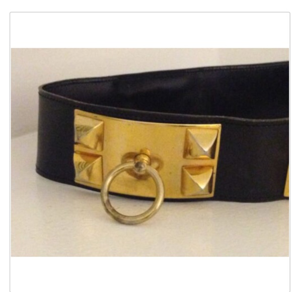 HERMES Medor Collier De Chien Black/Gold Belt main image 9